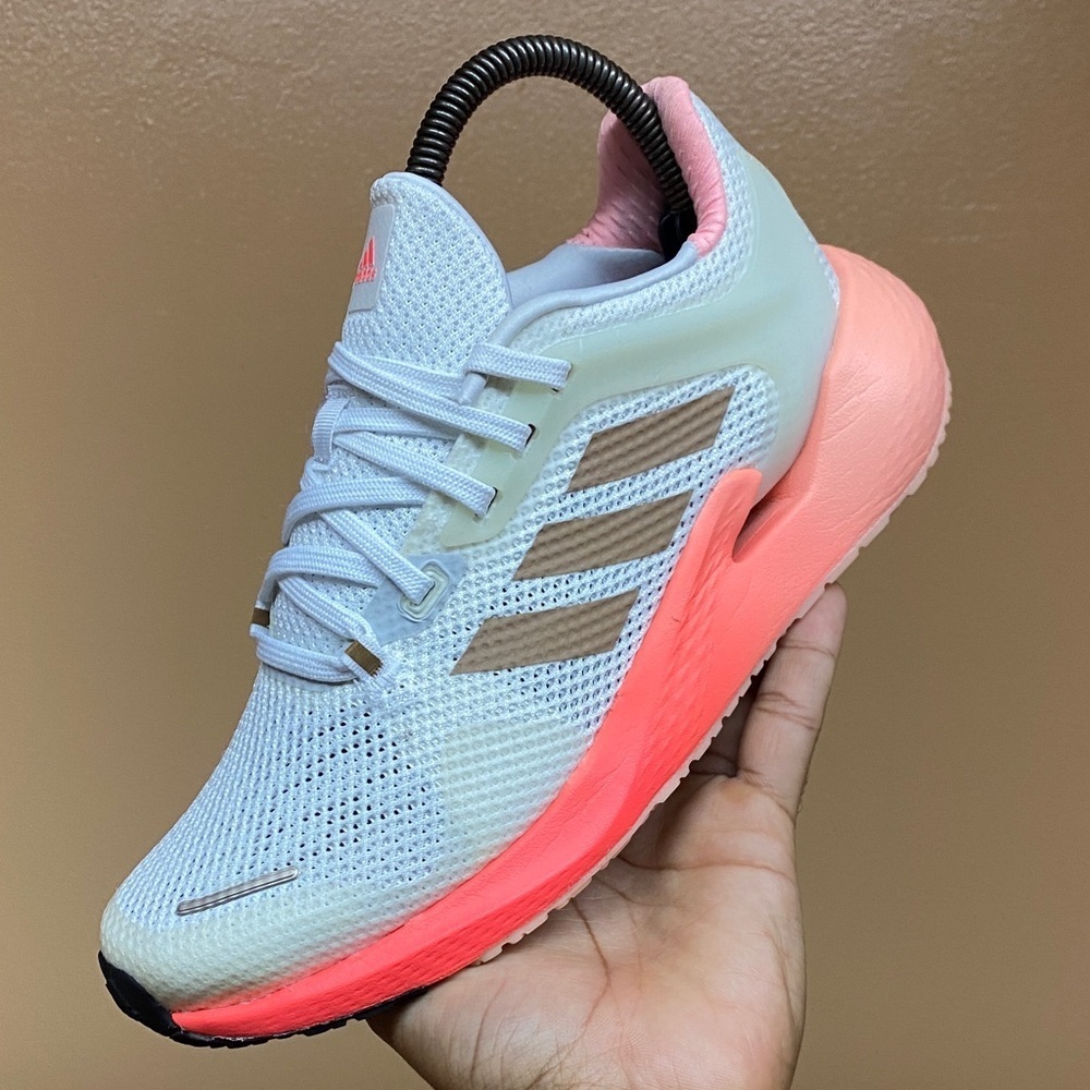 Adidas Alphatorsion 360 Women’s Running Sneakers “Copper Signal Pink” Size 7 - Picture 10 of 17